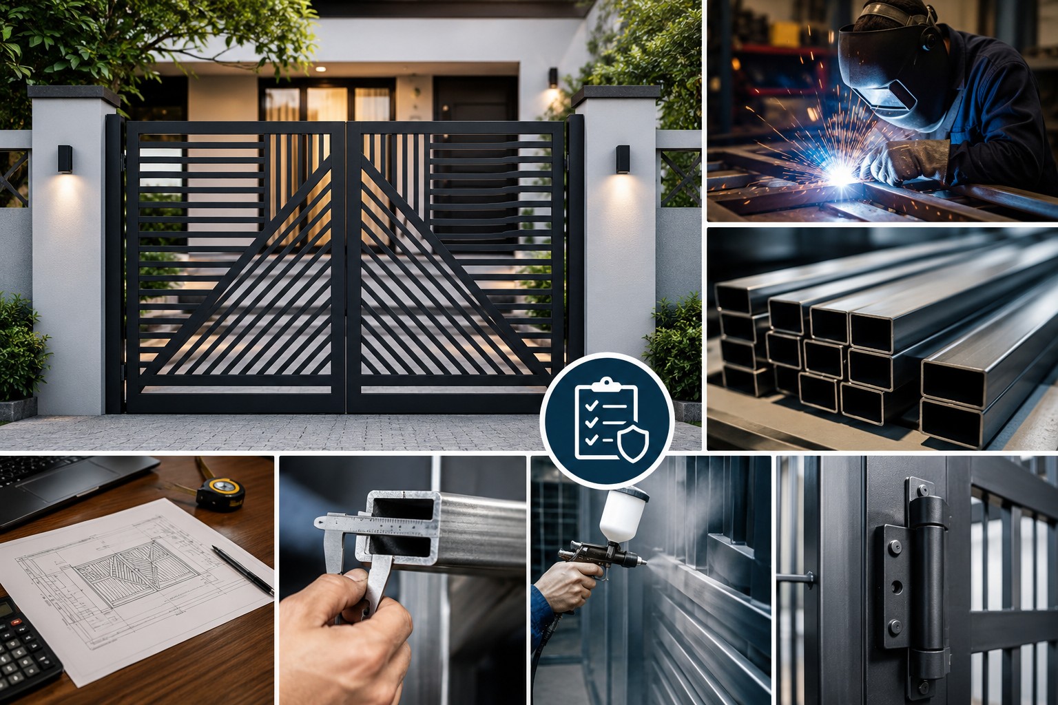 10 Kinh Nghiệm Làm Cửa Cổng Sắt Không Bị Đội Giá